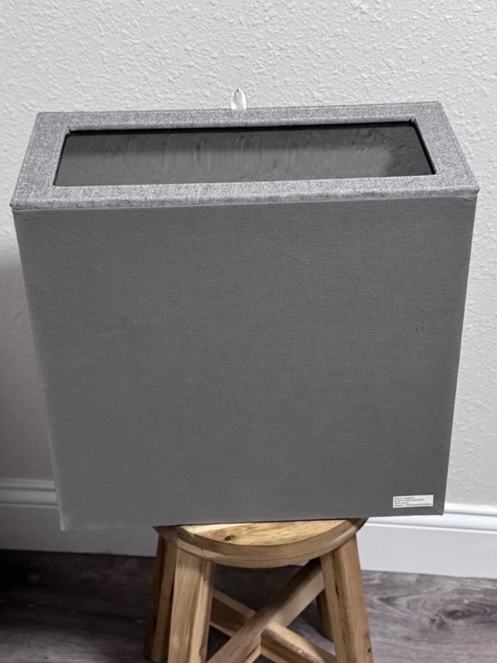 Cambridge Drop-Front Sweater Box in Grey - The Container Store EUC
